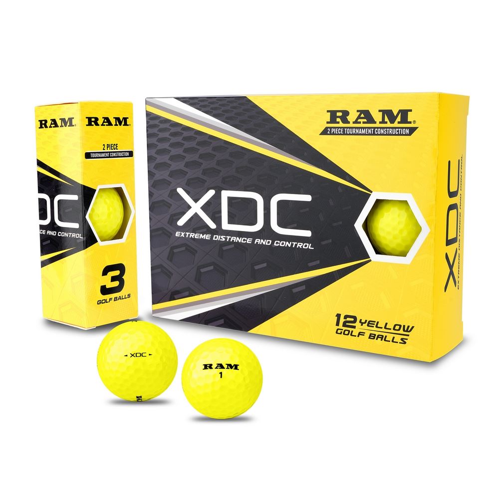12 Ram Golf XDC Extreme Distance and Control Golf Balls