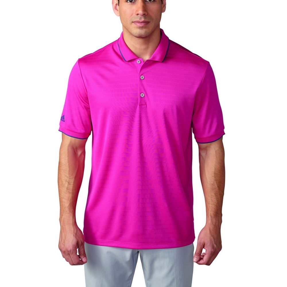 Adidas Golf Climacool Tipped Club Polo Shirt