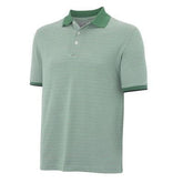 Ashworth Mens EZ-Tech Interlock Stripe Polo