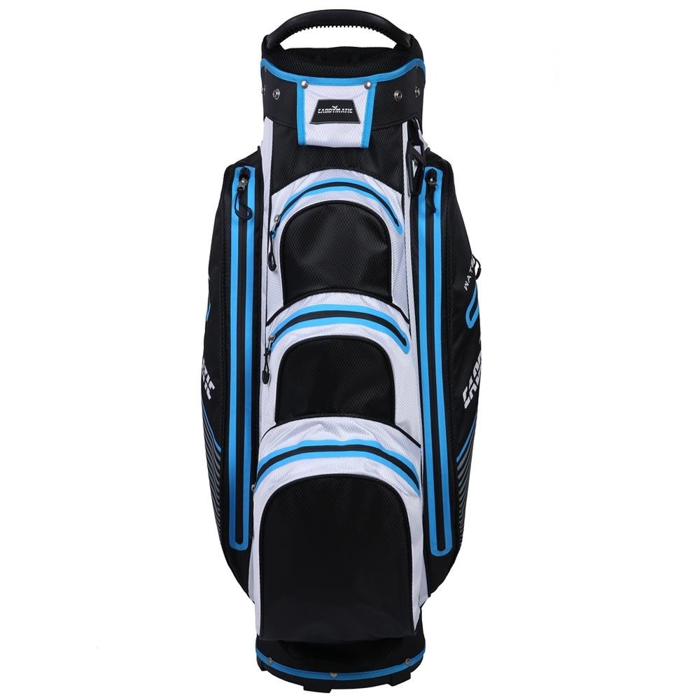 Caddymatic Golf Waterproof Golf Trolley / Cart Bag with Full Length Dividers