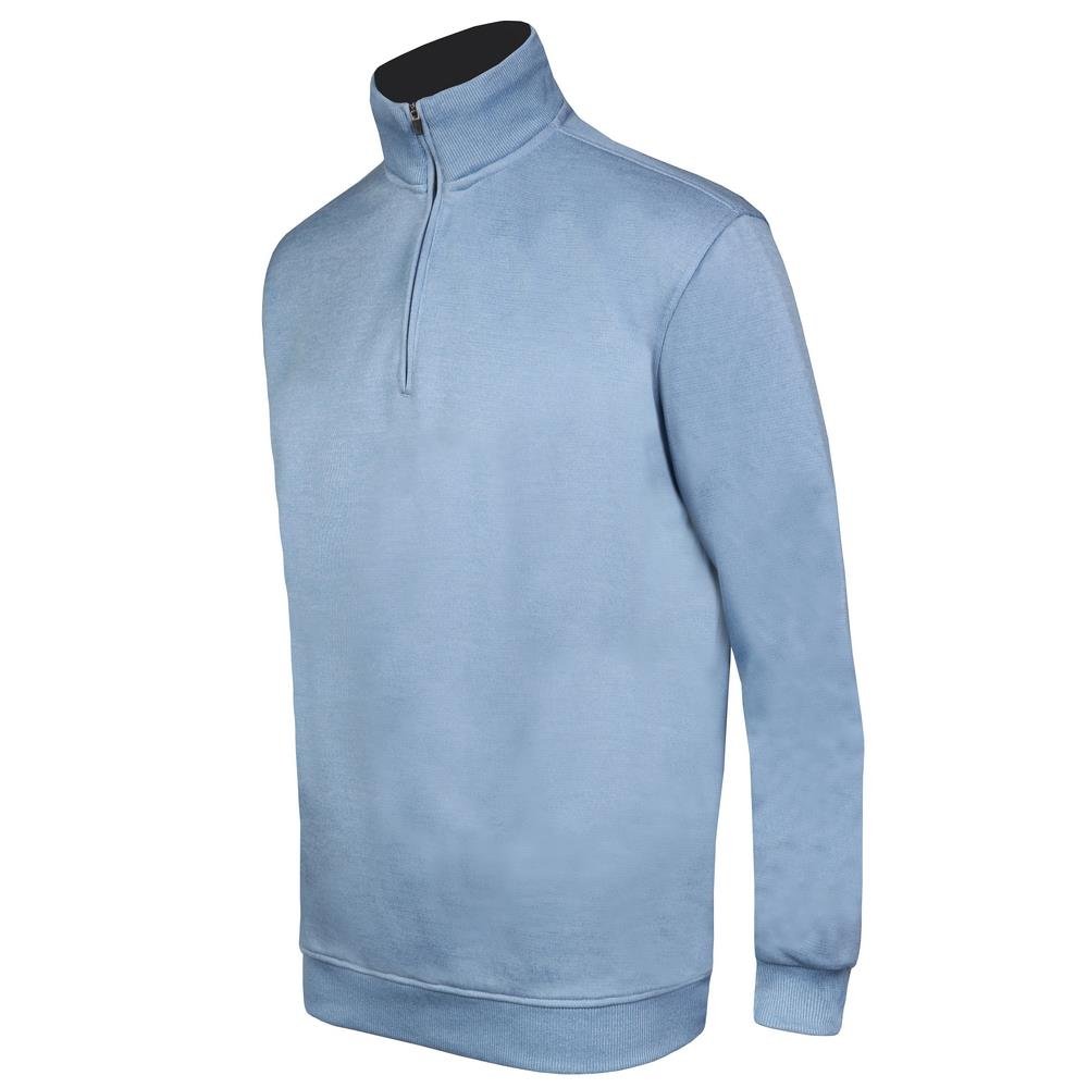 Ram Golf 1/4 Zip Pullover Sweater, Mens, Sky Blue