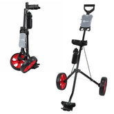 Ram Golf 2 Wheel Folding Steel Pull Cart Trolley