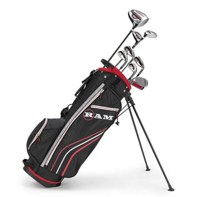 Ram Golf Accubar Mens Golf Clubs Set With Stand Bag, Left Hand