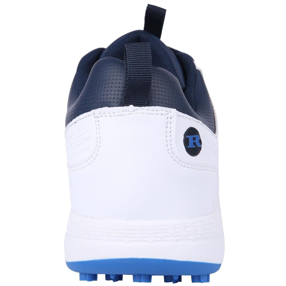 Ram Golf Accubar Mens Golf Shoes, White/Blue