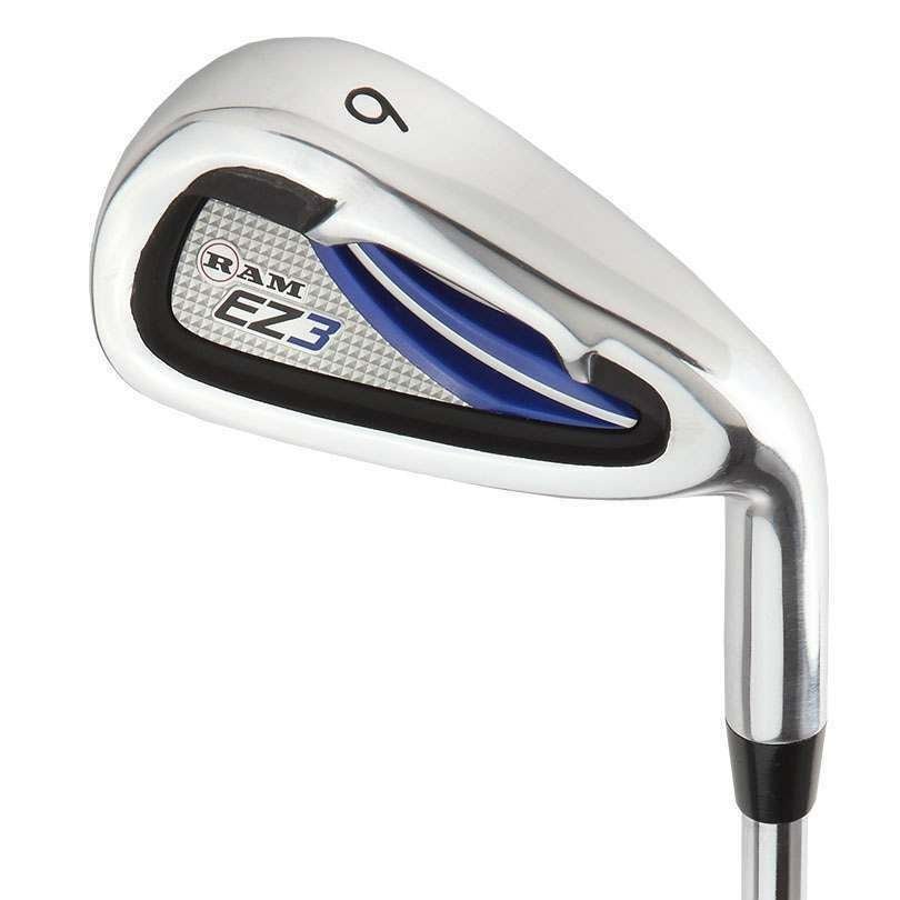 Ram Golf EZ3 Mens Right Hand +1 Inch Iron Set 5-6-7-8-9-PW-SW HYBRID INCLUDED