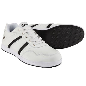 Ram Golf FX Comfort Mens Waterproof Golf Shoes - White / Black