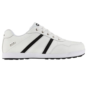 Ram Golf FX Comfort Mens Waterproof Golf Shoes - White / Black