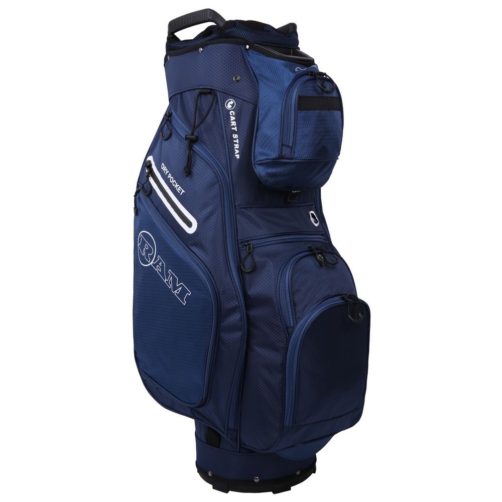 Ram Golf FX Deluxe Golf Trolley Bag with 14 Way Full Length Dividers