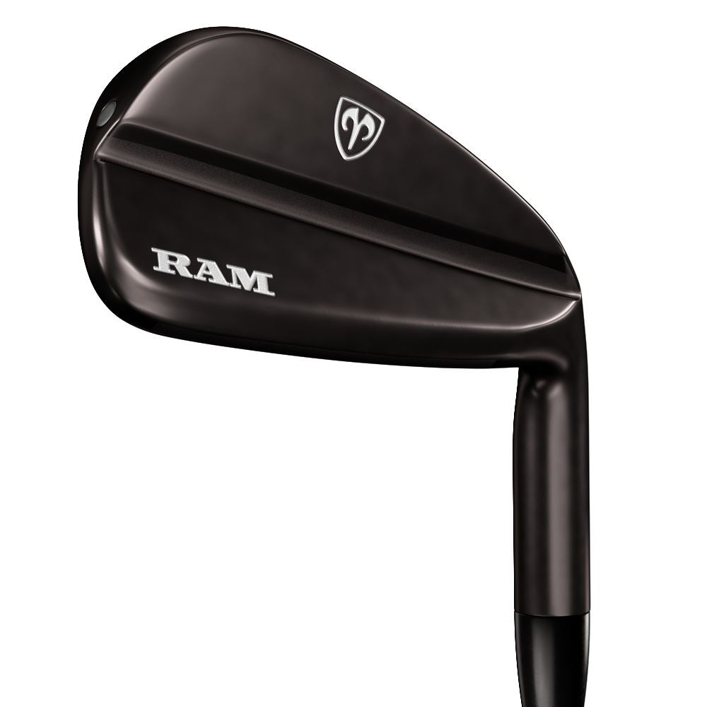 Ram Golf FX77 Stainless Steel Players Distance Black Iron Set, Steel, Mens Left Hand