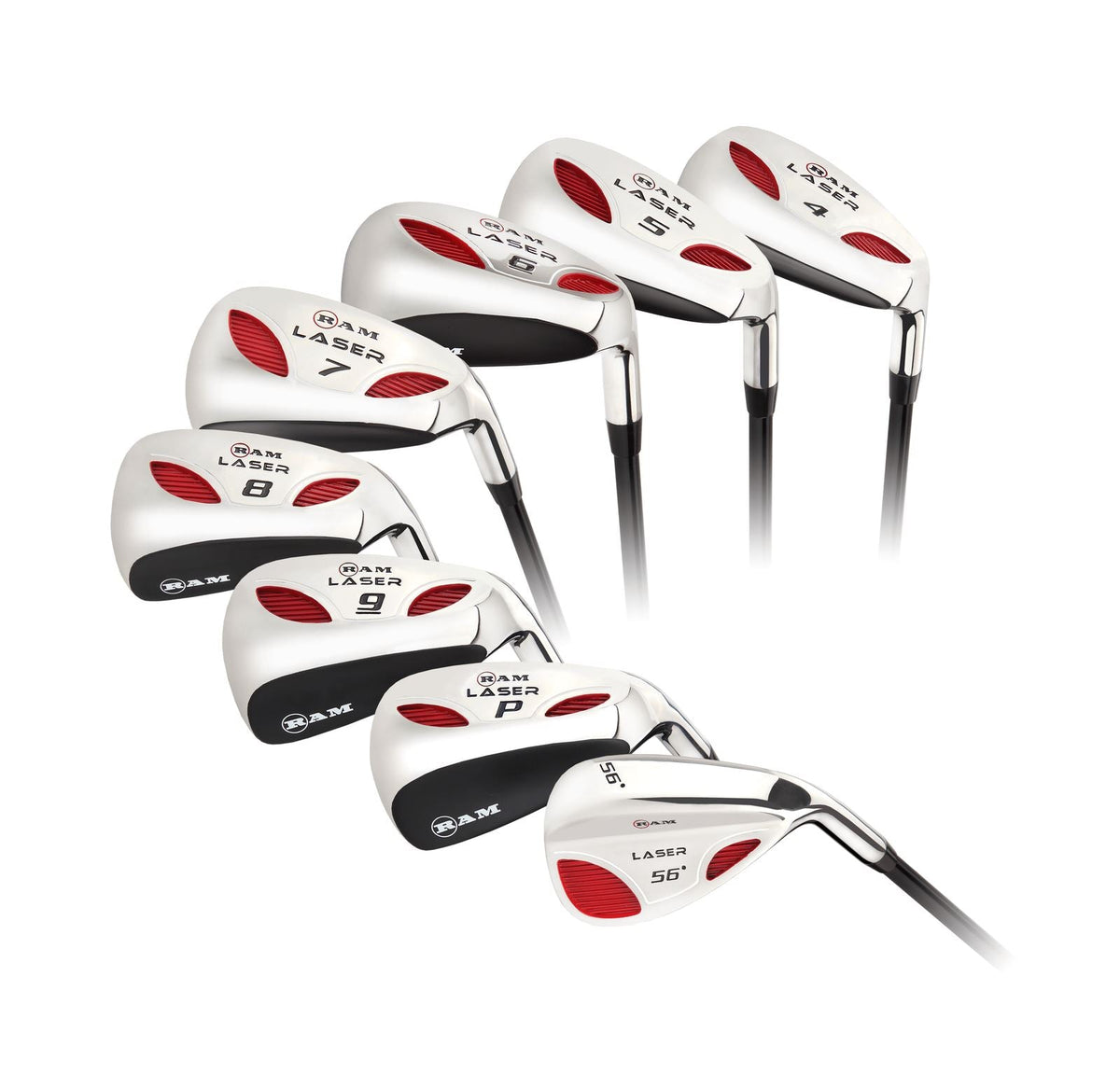 Ram Golf Laser Hybrid Irons Set 4-SW (8 Clubs) Mens Left Hand