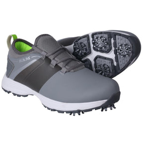 Ram Golf XT1 Mens Waterproof Golf Shoes, Spiked, Grey